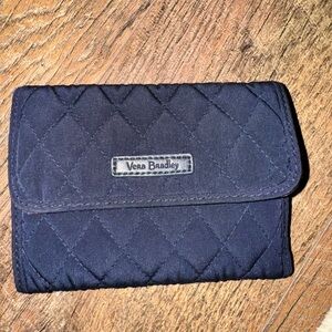 Vera Bradley Quilted Black Wallet
